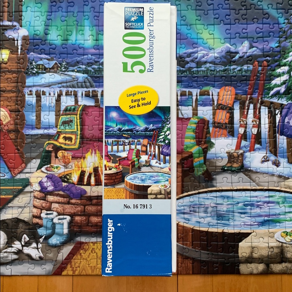 Ravensburger Northern Lights Puzzle - 500 Pieces - Picture 5 of 12